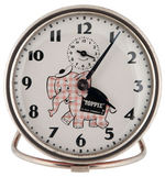 KROGER'S GROCERY STORE TOP VALUE STAMPS "TOPPIE" THE ELEPHANT ALARM CLOCK.