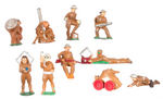 MANOIL TOY SOLDIERS LOT OF 14.