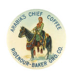 RARE 1905 MULTICOLOR FOR "ARABIA'S CHIEF COFFEE."