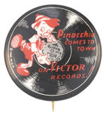 PINOCCHIO "VICTOR RECORDS" RARITY FROM HAKE COLLECTION AND CPB.