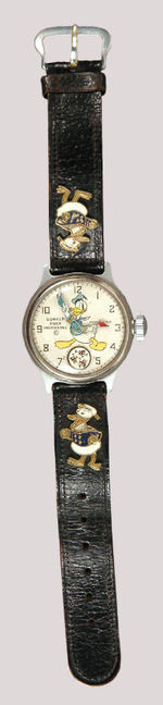 "INGERSOLL DONALD DUCK" EXTREMELY RARE WRIST WATCH.