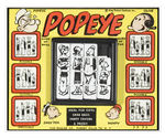 "POPEYE" TILE PUZZLE ON CARD.