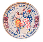 "CARNIVAL JULY 1-5 1904 CARSON CITY, NEVADA."