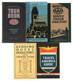 EARLY AAA TOUR BOOKS/TOURIST GUIDE AND DIRECTORIES.