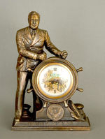 "FDR THE MAN OF THE HOUR" ANIMATED CLOCK.