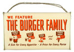 A & W "THE BURGER FAMILY" LIGHTED SIGN.