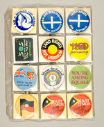 AUSTRALIAN BUTTON COLLECTION FROM MARSHALL LEVIN COLLECTION.