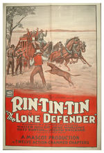 RIN TIN TIN IN "THE LONE DEFENDER" MOVIE POSTER.