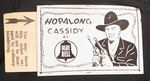 "HOPALONG CASSIDY" WESTERN JACKET BY BLUE BELL.