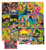 MARVEL COMICS PSYCHEDELIC GREETING CARD LOT.