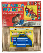 "KENNER'S GIVE-A-SHOW PROJECTOR" FEATURING SPIDER-MAN, SUPERMAN & OTHERS.
