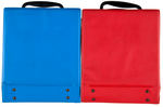 BEATLES VINYL 45 RECORD CARRIER COLOR VARIETY PAIR.