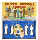 "UNITED NATIONS FORCES LIFE-LIKE PLASTER MODELS OF THE ALLIED ARMIES" BOXED.