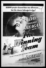 REAGAN “THE WINNING TEAM” 1957 RE-RELEASE POSTER