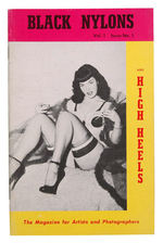 "BLACK NYLONS AND HIGH HEELS" PIN-UP PHOTOGRAPHY BOOK FEATURING BETTIE PAGE.