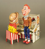 "DOIN' THE HOWDY DOODY WITH BOB SMITH AND HOWDY DOODY" BOXED WIND-UP BY UNIQUE ART.