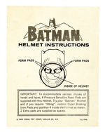 "BATMAN HELMET & CAPE" BOXED IDEAL SET.