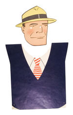 DICK TRACY PAPER MASK/SUIT WITH ENVELOPE.