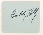 BUDDY HOLLY SIGNED ALBUM PAGE.