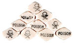 "POISON" LOT WITH BOTTLES.