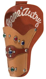 "GENE AUTRY" BOXED DOUBLE GUN AND HOLSTER SET.