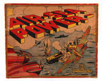 “MARX AIR-SEA POWER“ BOXED TIN LITHO BOMBER AND SHIPS TARGET GAME.