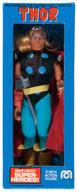 "THE MIGHTY THOR" BOXED MEGO ACTION FIGURE.