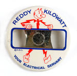 "REDDY KILOWATT" SERVICEMAN'S NAME BADGE.
