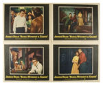 "REBEL WITHOUT A CAUSE" JAMES DEAN LOBBY CARD SET.