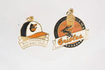 ORIOLES LIMITED ISSUE BRASS & ENAMEL CHARMS.