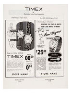 “HOPALONG CASSIDY” IN US TIME/TIMEX RETAILER’S PROMOTIONAL KIT.