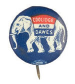 "COOLIDGE AND DAWES" SMALL VARIETY.
