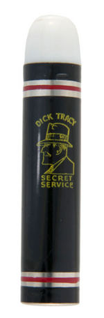 DICK TRACY TWO FLASHLIGHT COLOR VARIETIES PLUS SCARCE SHIELD.