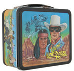 "THE LONE RANGER" ALADDIN METAL LUNCHBOX AND THERMOS WITH TAG.