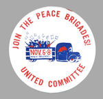 SCARCE "JOIN THE PEACE BRIGADES!"