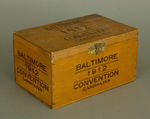 BALTIMORE 1912 DEMOCRATIC CONVENTION CANDIDATE CIGAR BOX.
