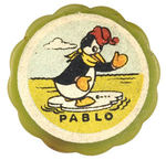 RARE "PABLO" PENGUIN CATALIN PLASTIC PENCIL SHARPENER.