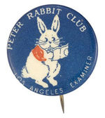 FIRST SEEN "PETER RABBIT CLUB" FROM LOS ANGELES.