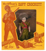 "WALT DISNEY'S DAVY CROCKETT" BOXED DOLL.