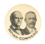 "BRYAN-COWHERD" COATTAIL JUGATE BUTTON.