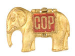 CLASSIC "GOP" MECHANICAL BRASS ELEPHANT JUGATE PIN.