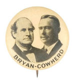 "BRYAN-COWHERD" COATTAIL JUGATE.