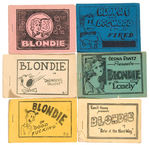 BLONDIE 8–PAGER LOT.