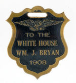 "TO THE WHITE HOUSE WM. J. BRYAN 1980" FOB.