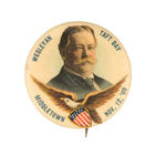 "TAFT DAY" 1909 MULTICOLOR WITH EAGLE.