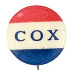 "COX" NAME BUTTON BY ST. LOUIS BUTTON CO.