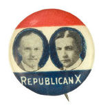 COOLIDGE 1924 "REPUBLICAN  X" CLASSIC JUGATE.