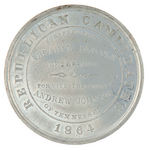 LINCOLN/JOHNSON JUGATE MEDAL DeWITT/SULLIVAN 1864-1.