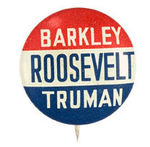 "ROOSEVELT BARKLEY TRUMAN" 1944  KENTUCKY COATTAIL LITHO.