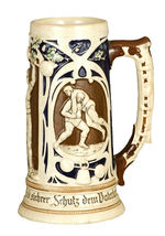 LARGE WEIGHT-LIFTING THEME GERMAN STEIN.